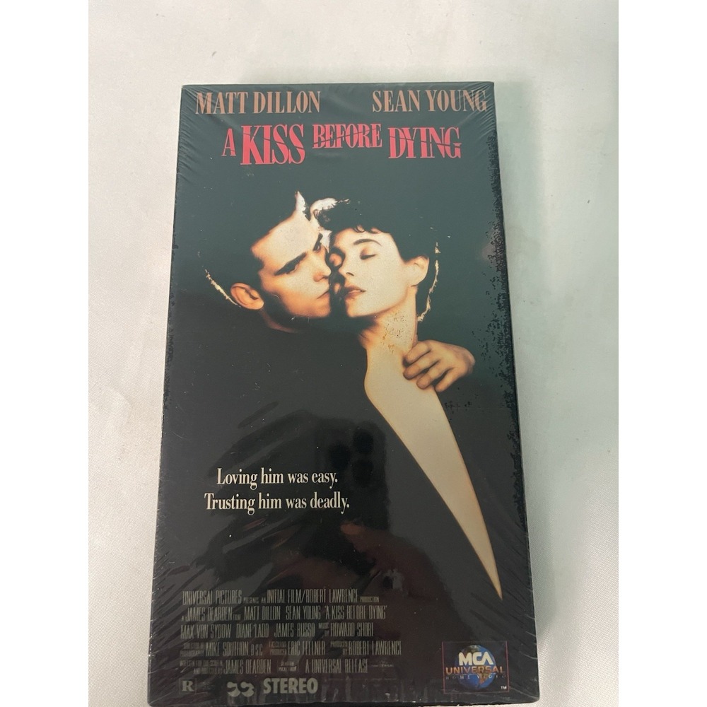 A Kiss Before Dying (VHS, 1991) Matt Dillon, Sean Young